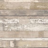 Noordwand Behang Homestyle Old Wood bruin en beige - thumbnail