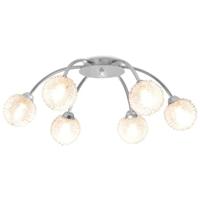 VidaXL Plafondlamp met 6 led-lampen g9 240 w - thumbnail