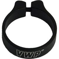 VWP zadelpenklem 31,8mm inbusbout aluminium zwart - thumbnail