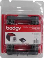 Badgy lint Blackflex, monochroom, zwartn voor kaarten uit papier - thumbnail