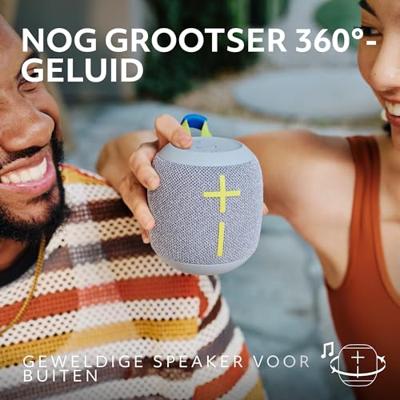Dankzij de draagbare Bluetooth®-luidsprekers Logitech WONDERBOOM 4 Zwart