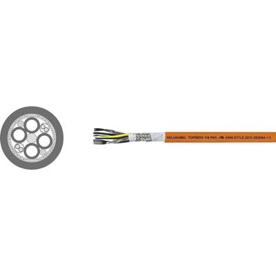 Helukabel TOPSERV® 119 Servokabel 4 G 1.5 mm² + 4 x 0.75 mm² Oranje 707291 50 m