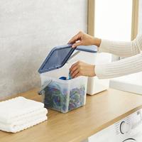 Rotho Waspoederbox 4.5L Horizon Blauw/Transparant - thumbnail