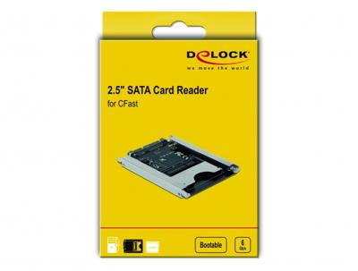 DeLOCK 91753 2.5? SATA Card Reader for CFast memory cards