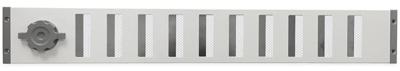 Aluminium Afsluitbaar Schuifrooster Opbouw 650 X 90mm - Wit Aluminium Afsluitbaar Schuifrooster Opbouw 650 X 90mm - Wit
