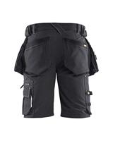 Blåkläder Short 4-weg stretch X1900 19881644 | Donkergrijs/Zwart | Maat 46 - 7330509687727 - thumbnail