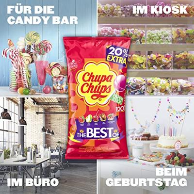Chupa Chups lollies the best of (120 stuks)