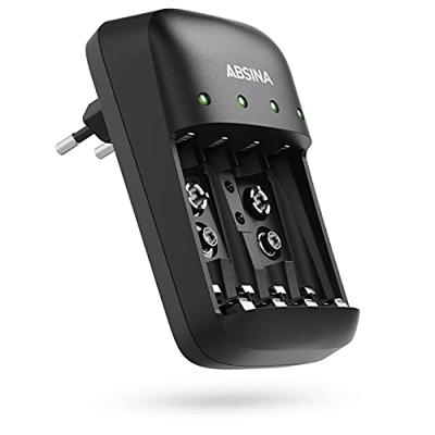 Absina X4 Batterijlader NiMH, NiCd AAA (potlood), AA (penlite), 9 V (blok)