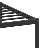 Bedframe zonder matras hout gerookt eikenkleurig 100x190 cm - thumbnail