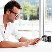 Wekkerradio ELBE RD668N 4,4" Zwart - thumbnail