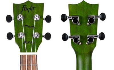 Flight Gemstone Series DUC380 Jade concert ukelele met gigbag