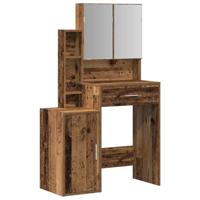Kaptafel met lade Oud Hout 80 x 35 x 132 cm Bewerkt hout - thumbnail