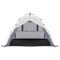 Strandtent 3-persoons waterdicht snelontgrendeling grijs - thumbnail