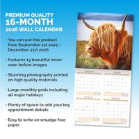 Schotse Hooglanders Kalender 2026 - thumbnail