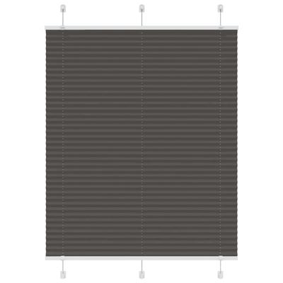 Plissé rolgordijn 105x150cm stofbreedte 104,4cm polyester zwart