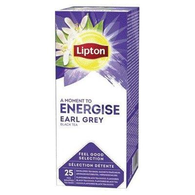 Thee lipton energise earl grey 25x1.5gr | 6 stuks