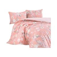 Beddengoedset - 1 dekbedovertrek 220 x 240 cm + 2 kussenslopen 60 x 60 cm - 100% versterkt katoen - Poeder - thumbnail