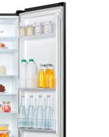 Etna AKV678ZWA Amerikaanse koelkast Zwart - thumbnail