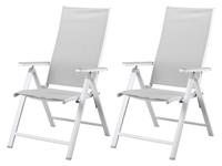 LIVARNO home 2 aluminium tuinstoelen Houston - thumbnail