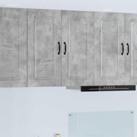 Keukenkast Kalmar Beton Grijs 80 x 31 x 80 cm Bewerkt hout - thumbnail