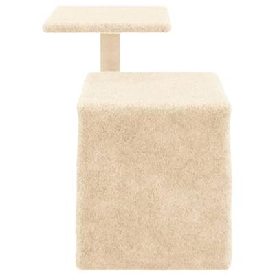 Kattenmeubel met sisal krabpalen 50,5 cm crmekleurig - thumbnail