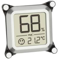TFA Dostmann Humidore Thermo- en hygrometer Zilver - thumbnail
