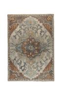 Dutchbone Vloerkleed 'Amori' 200 x 300cm, kleur Blauw - thumbnail