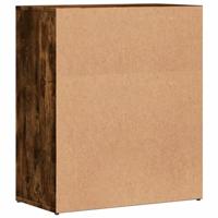 Dressoir 60x31x70 cm bewerkt hout gerookt eikenkleurig - thumbnail