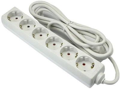 Enzo entac tcd ra 6-voudig 1.5meter snoer wit 6872620