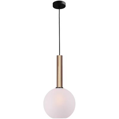 Masterlight Hanglamp Ø 25cmBella 2 Messing goud met mat wit glas - 2980-02-06-25