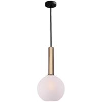 Masterlight Hanglamp Ø 25cmBella 2 Messing goud met mat wit glas - 2980-02-06-25 - thumbnail