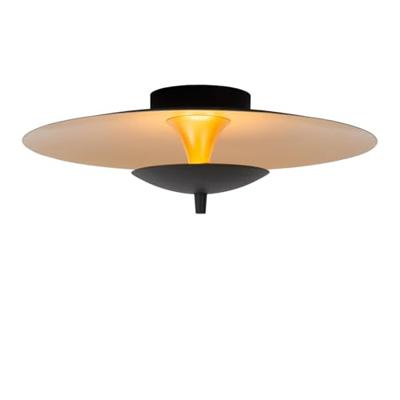 Lucide VULCAN - Plafonnière - Ø 35 cm - LED Dimb. - 1x9W 3000K - Zwart Lucide VULCAN - Plafonnière - Ø 35 cm - LED Dimb. - 1x9W 3000K - Zwart