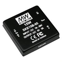 Mean Well converter DC/DC SKE15a-05 5 V/DC 3000 mA - thumbnail