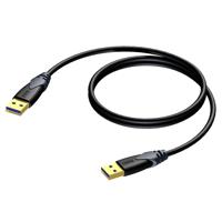Procab CLD605/1 USB A naar USB A kabel 1m - thumbnail