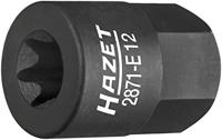 HAZET Turbocompressor/pijpbochtstuk dopsleutel 2871-E12 · 17 mm buitenzeskant · Buiten-TORX®-profiel · SW E12 - thumbnail