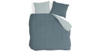 Dekbedovertrek 1-persoons - donkergroen - 140x220 cm - thumbnail