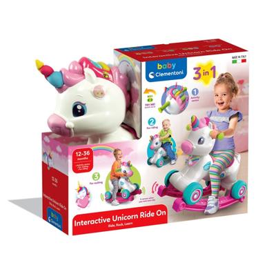 Clementoni baby - eenhoorn hobbelpaardje 3in1