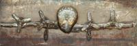 Schilderij - metaalschilderij -Vliegtuig 60x180cm - thumbnail