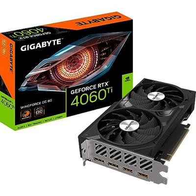 Gigabyte gv-n406twf2oc-8gd geforce rtx 4060 ti windforce oc, 8 gb, gddr6, 128 bit, pci express 4.0
