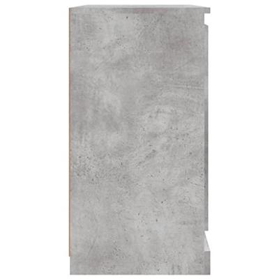 Dressoir 70x35,5x67,5 cm bewerkt hout betongrijs