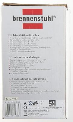 Brennenstuhl Automatische kabelhaspel IP20 9+2m H05VV-F 3G1,5 - 1241020300 - thumbnail