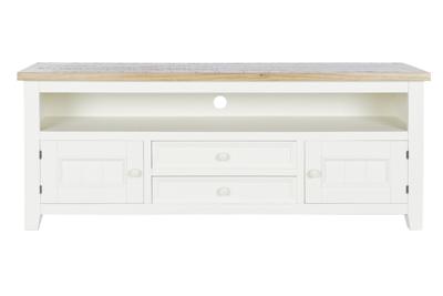 Tv-meubel DKD Home Decor Beige Natuurlijk Paulownia hout 134,5 x 35 x 55 cm