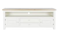 Tv-meubel DKD Home Decor Beige Natuurlijk Paulownia hout 134,5 x 35 x 55 cm - thumbnail