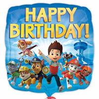 Paw Patrol Happy Birthday folieballon 43cm - thumbnail