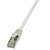 LogiLink CP1092S RJ45 Netwerkkabel, patchkabel CAT 5e F/UTP 10.00 m Grijs 1 stuk(s) - thumbnail