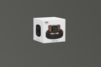SENA - Laadstation van leer voor Apple Watch, reisoplader voor alle maten 38mm, 40mm, 42mm, 44mm - zwart - thumbnail
