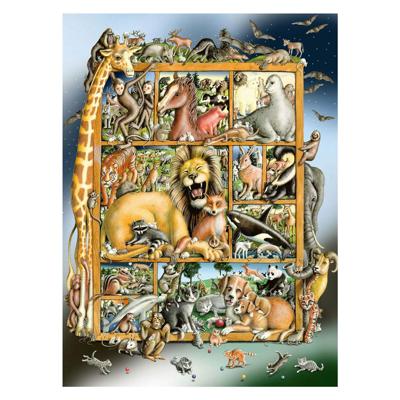 Ravensburger legpuzzel xxl dierencollage, 100st.