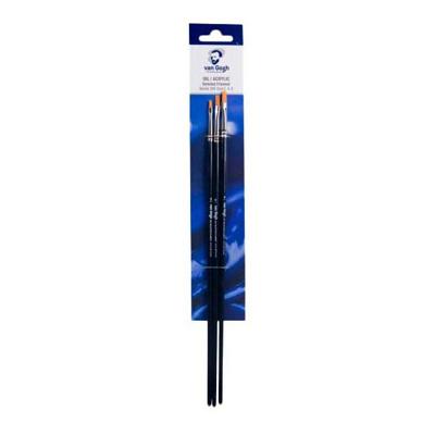 Bruynzeel Van gogh penseel voor olie- en acrylverf, 3 stuks s294 nr. 2-4-6