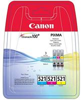 Canon 2934B010 inktcartridge 3 stuk(s) Origineel Cyaan, Magenta, Geel - thumbnail