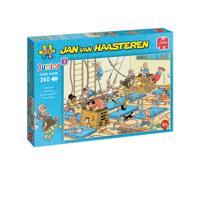 Puzzel Jan van Haasteren Junior Apenkooien 240 stukjes - thumbnail